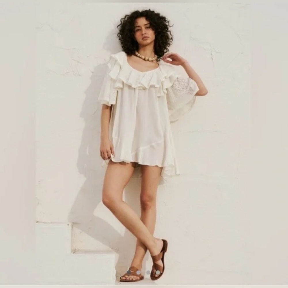 Cream & Lace Free People Romper